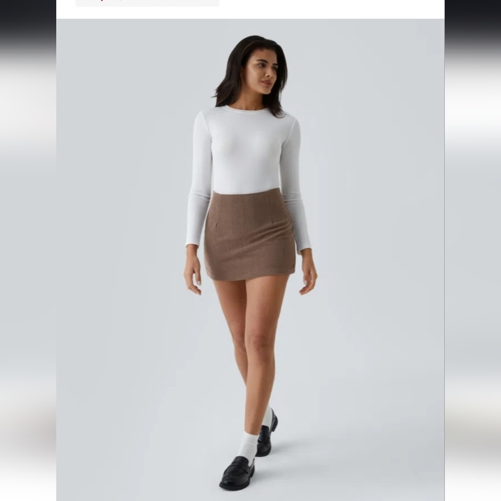 Halara Mini Corduroy Skirt - Picture 7 of 7